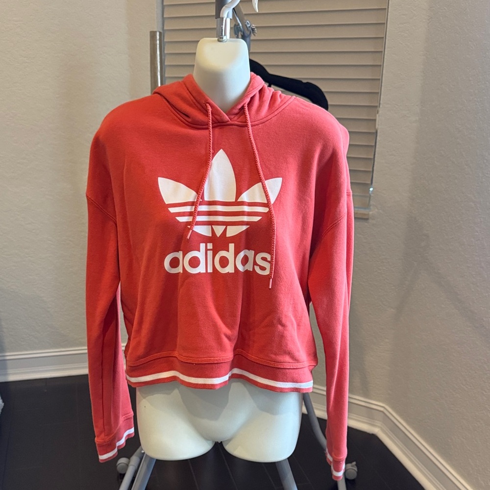 Adidas Women's Red Hoodie